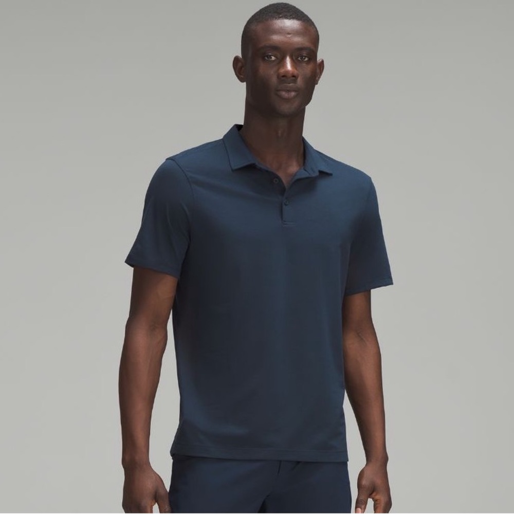 Lululemon Men’s Navy Blue Evolution Short Sleeve Polo